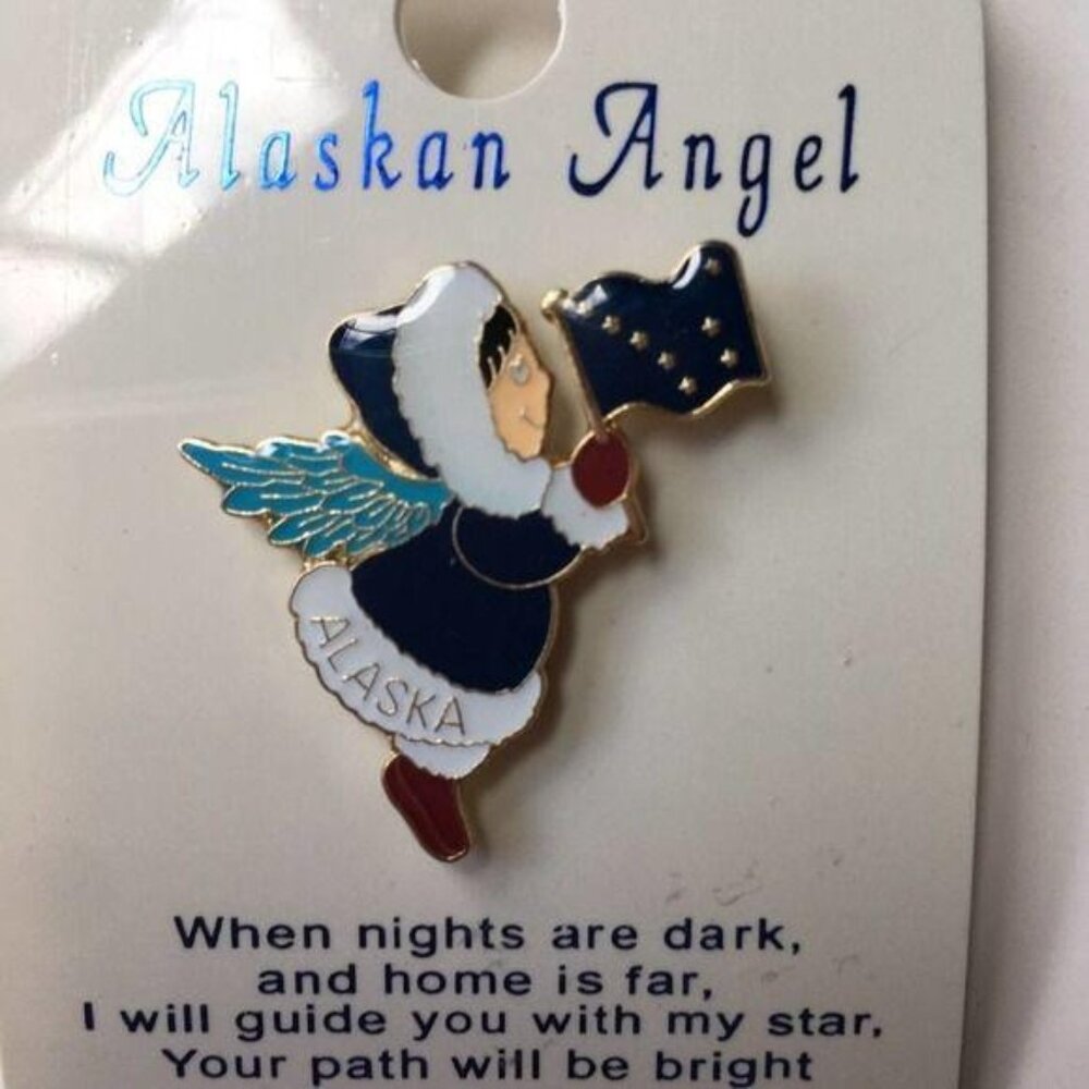 New Alaskan Angel Pin Brooch - Picture 2 of 2